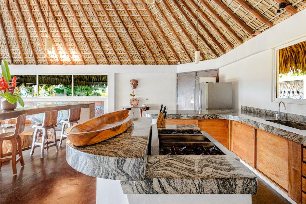 The private path down to the beach at Casa Nova, Tierra en Armonía