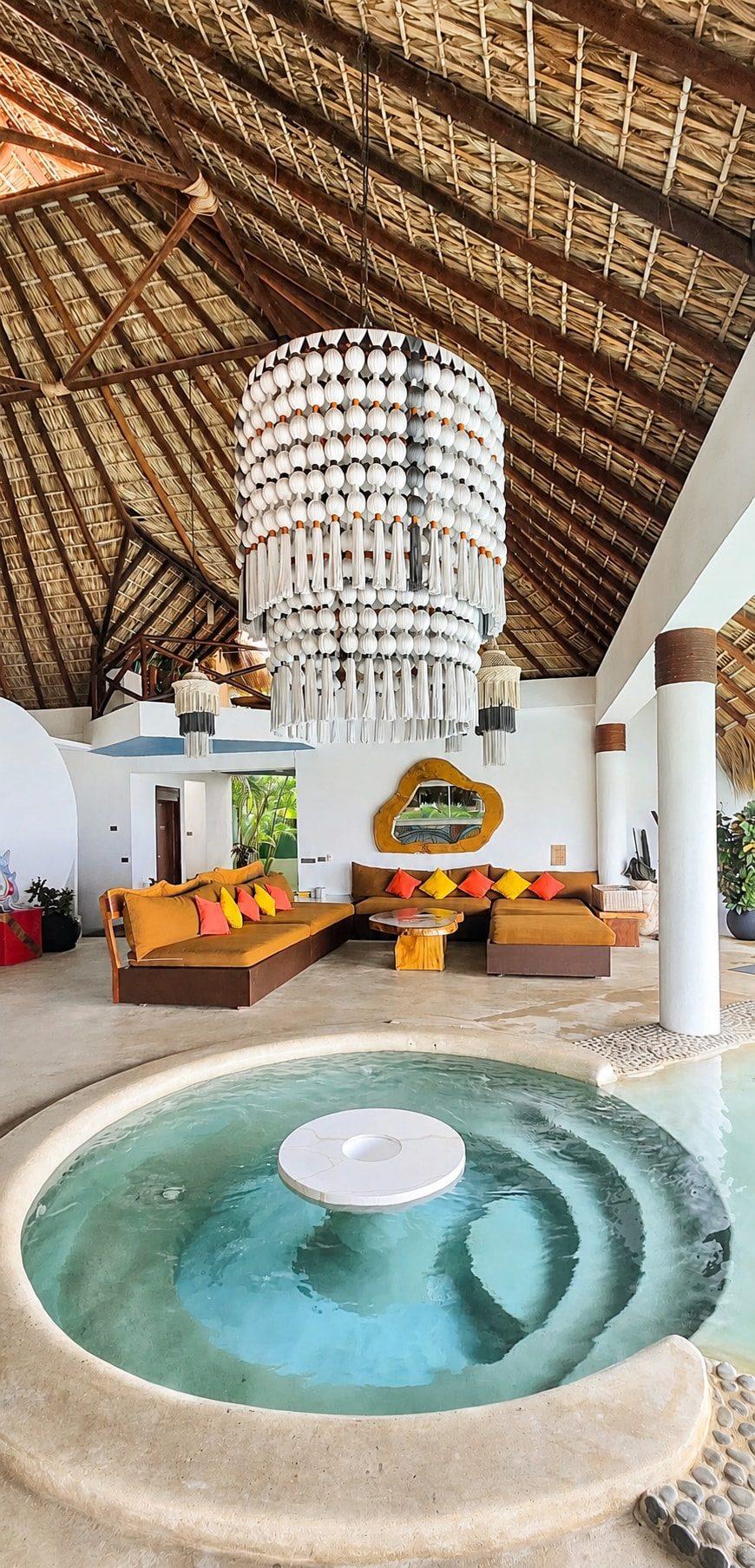 One of the seven ensuite bedrooms at Casa Nova, Tierra en Armonía