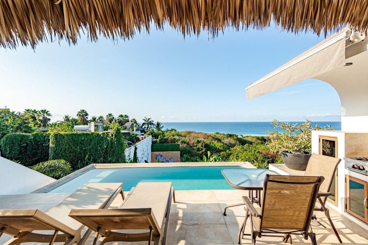 The living space open to the outdoors at Ensueño, Tierra en Armonía